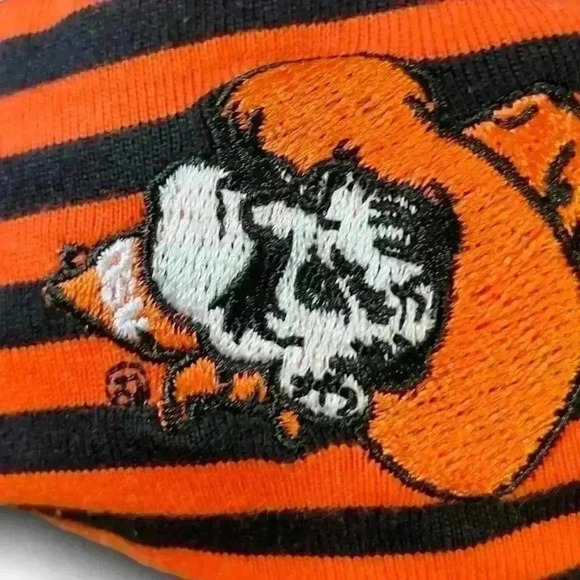 Oklahoma State University Headband Knotted Style Stripes OSU Embroidered‎ Mascot - Picture 4 of 6
